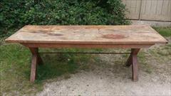 05092017Antique 18thCentury Elm and Sycamore Refectory Table 33w 87w 29h _4.jpg
